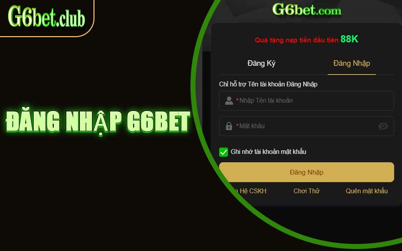 Đăng Nhập G6bet