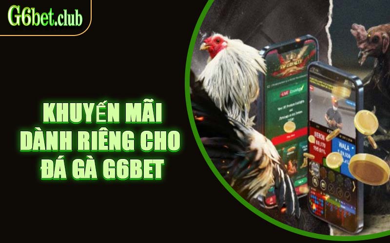 Khuyến Mãi Dành Riêng Cho Đá Gà G6bet