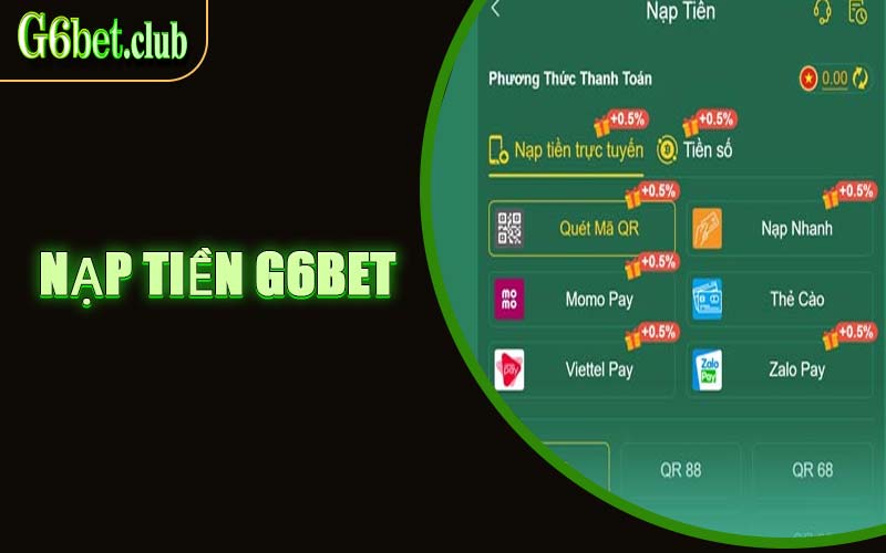 Nạp Tiền G6bet