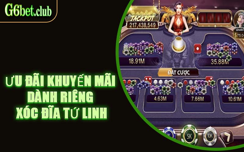 Ưu Đãi Khuyến Mãi Dành Riêng Xóc Đĩa Tứ Linh
