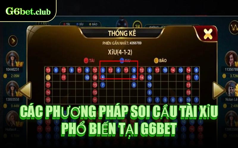 Các Phương Pháp Soi Cầu Tài Xỉu Phổ Biến Tại G6BET